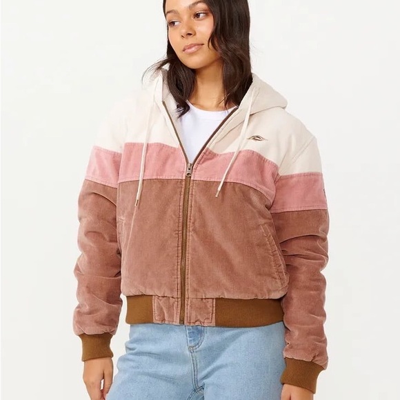 Rip Curl Corduroy Puffer Jacket New with tag - Picture 4 of 5